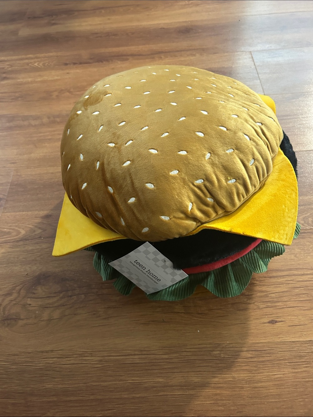 Teen Home Plush Hamburger Pillow - Huge